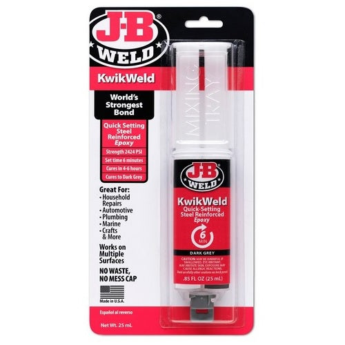 Kwikweld Steel Epoxy Syringe - JB Weld