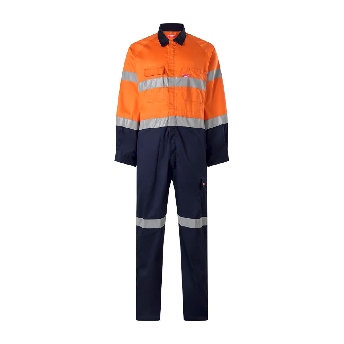 Hard Yakka, Hi Vis Lightweight Overall, Y00058 - Orange/Navy
