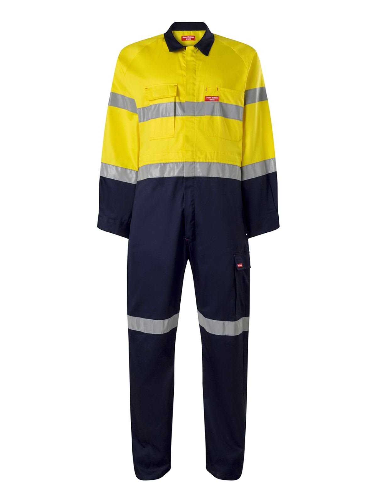 Hard Yakka, Hi Vis Lightweight Overall, Y00058 - Yellow/Navy
