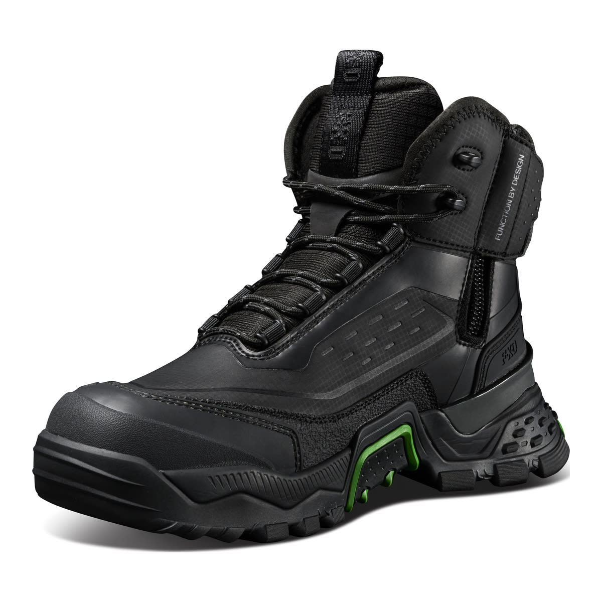 FXD EVO-1 Zip Sided Safety Boot Black (Pair) - Black