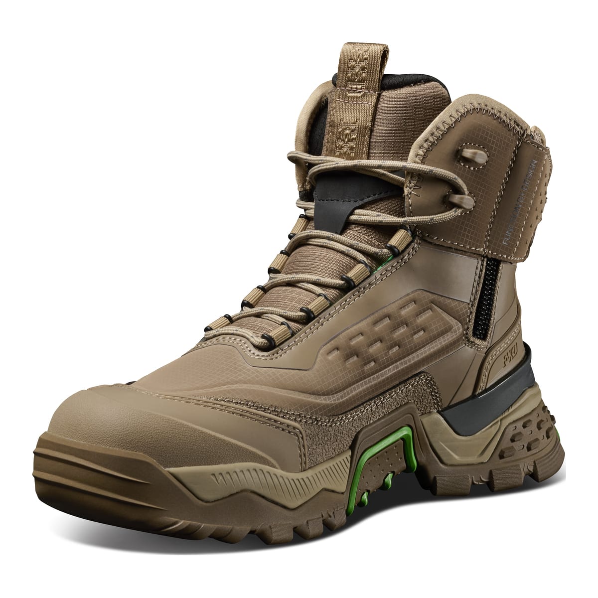 FXD EVO-1 Zip Sided Safety Boot Stone (Pair) - Stone