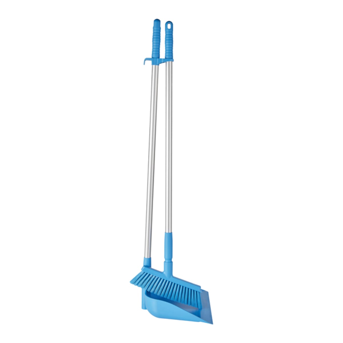 Long Handled Open Dustpan & Broom Set Blue - Vikan