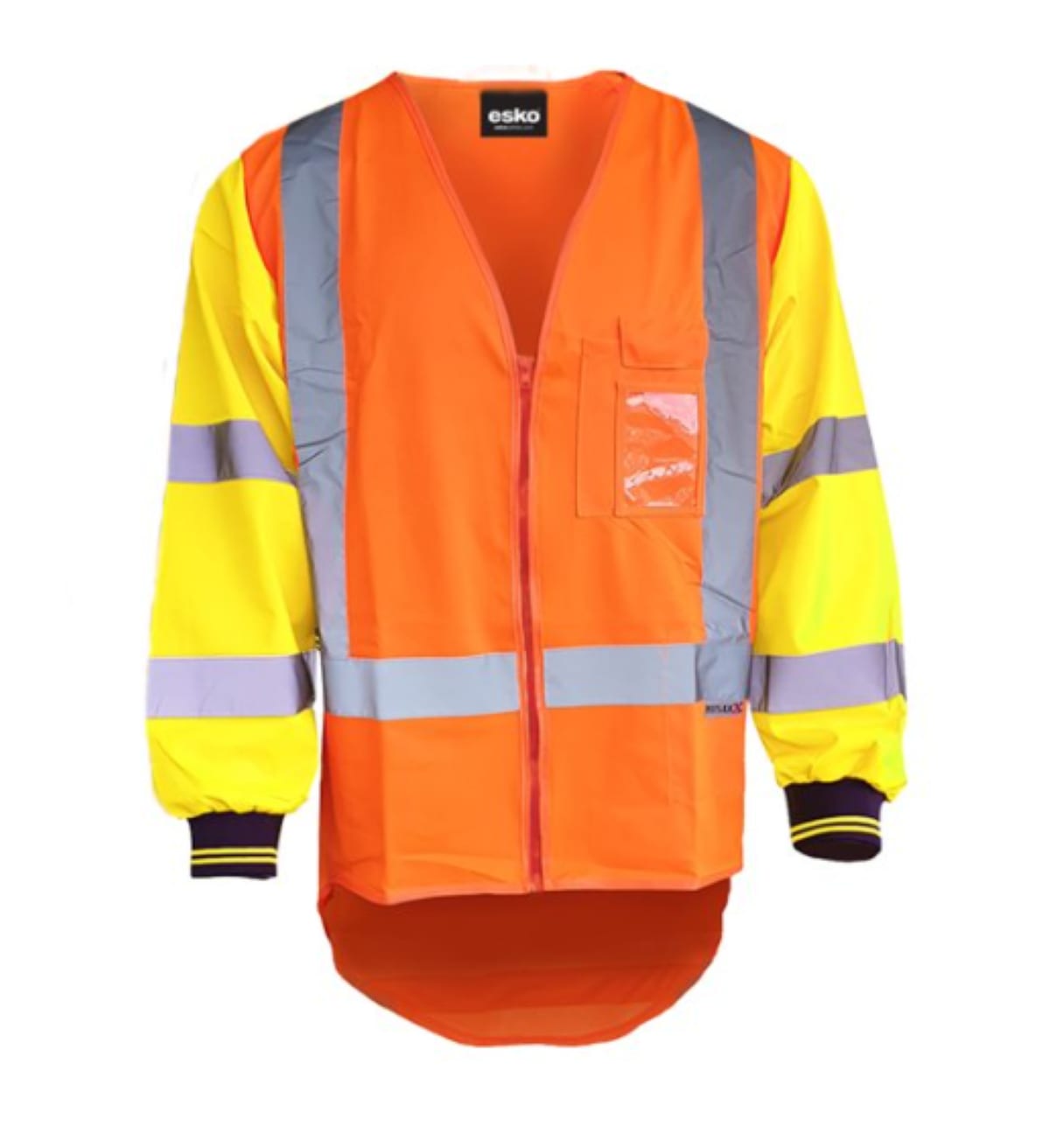 Esko, Long Sleeve Safety X-back Vest, AVEST310 - Orange/Yel