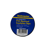 Wattmaster Black PVC Electrical Tape 18mm x 20m