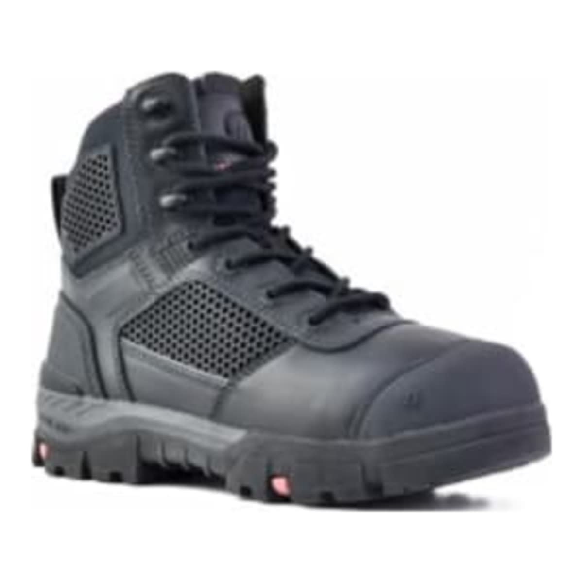 Bata Avenger Black Women's Lace up Safety Boot - Black - 11