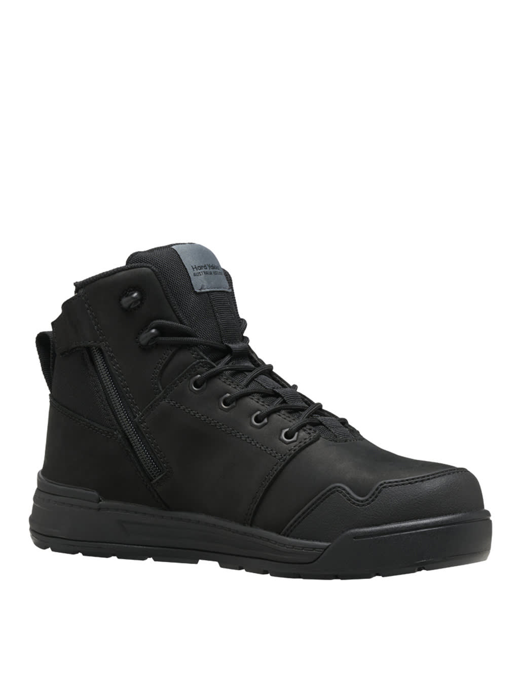 Hard Yakka Y60123 Evolution Zip Lace Black Boot 5" - Black