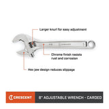 Crescent 200mm/8" Adjustable Wrench 274 x 82 x 26mm