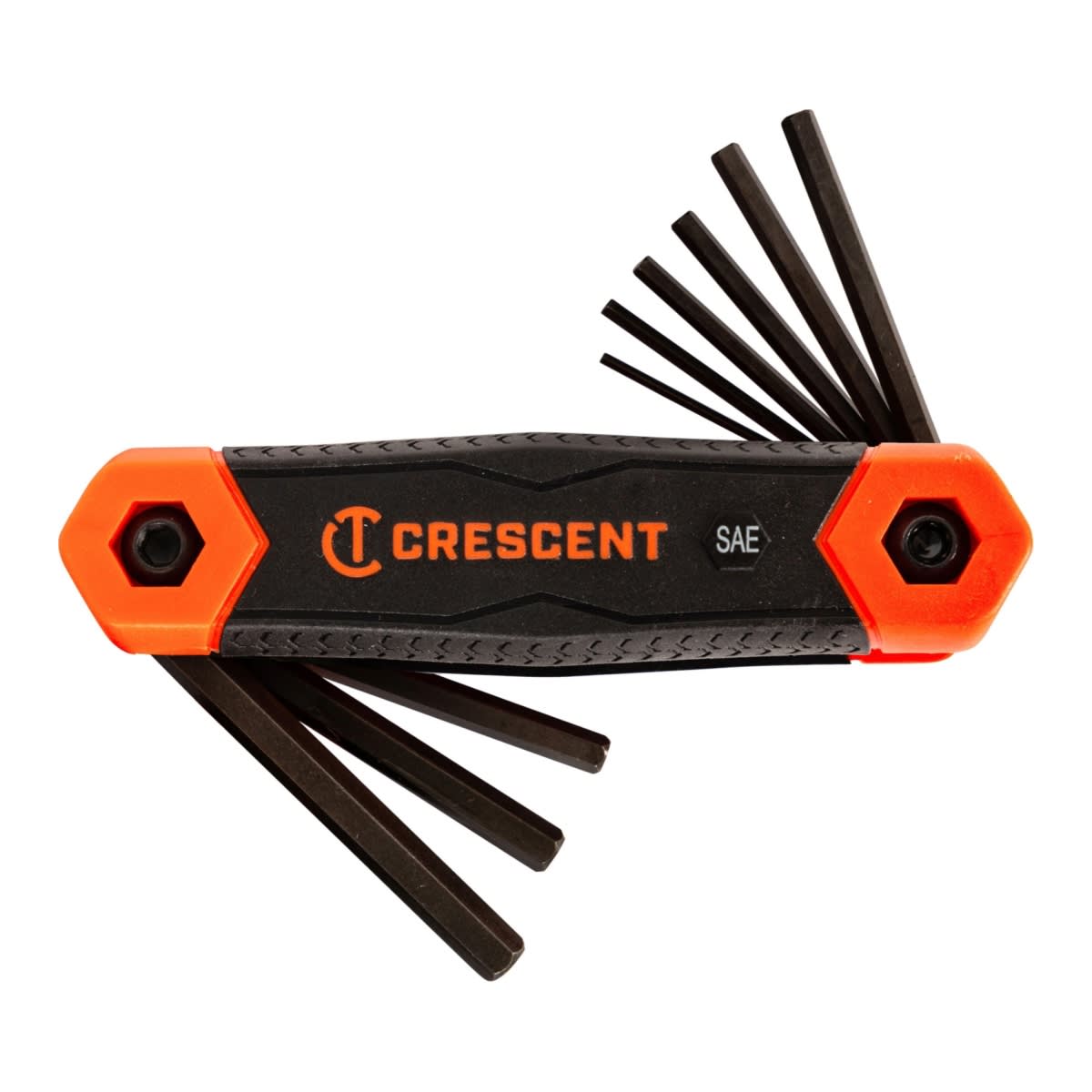 Crescent Folding SAE Hex Key Set 4 x 16 x 5mm 9 (Piece)
