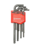 Crescent Long Ball End SAE Hex Key Set 35 x 25 x 125mm 13 (Piece)