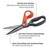 Crescent 10" Offset Right Hand Tradesman Shears 254 x 24 x 116mm