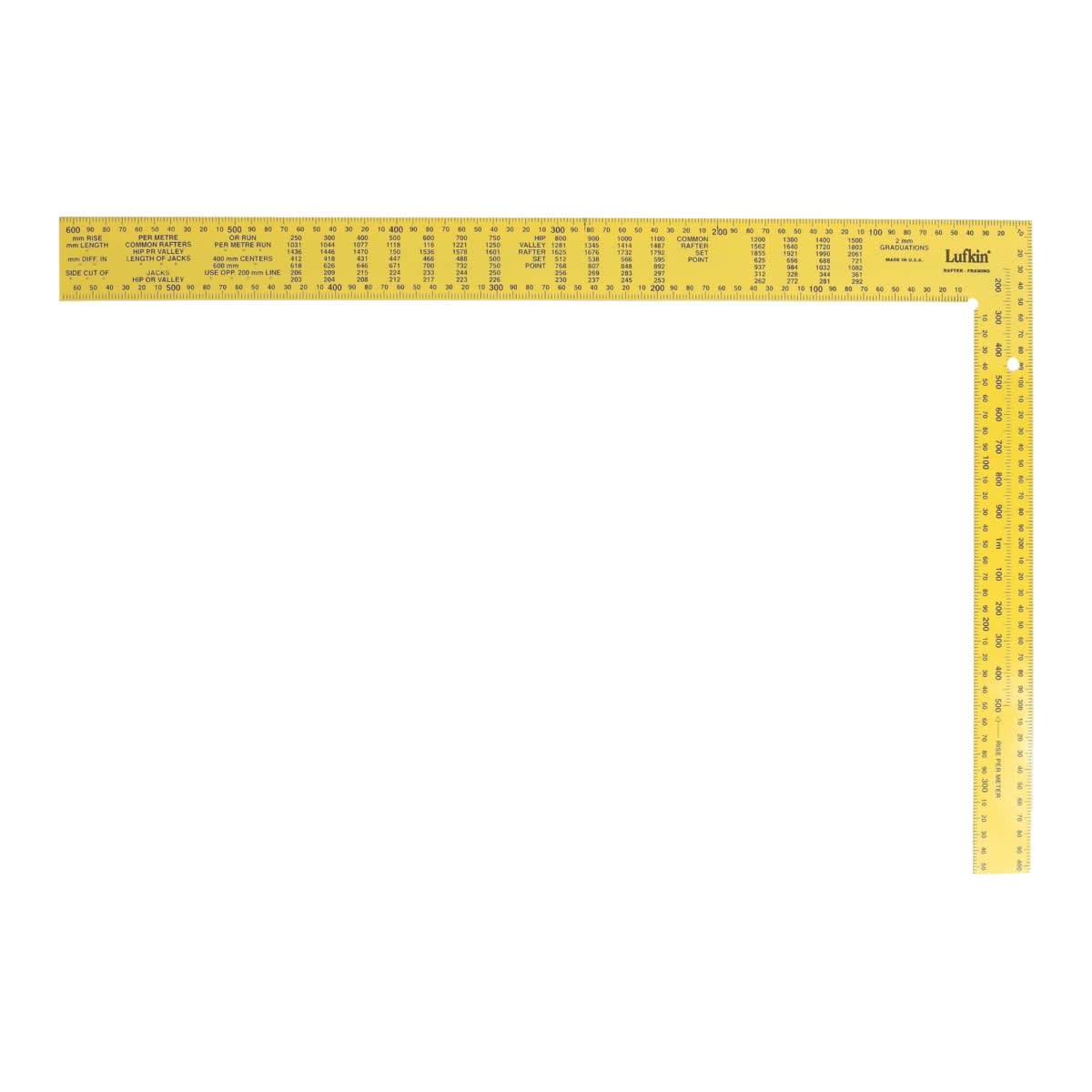 Crescent 600mmx400mm Rafter Square 2 x 65 x 45mm