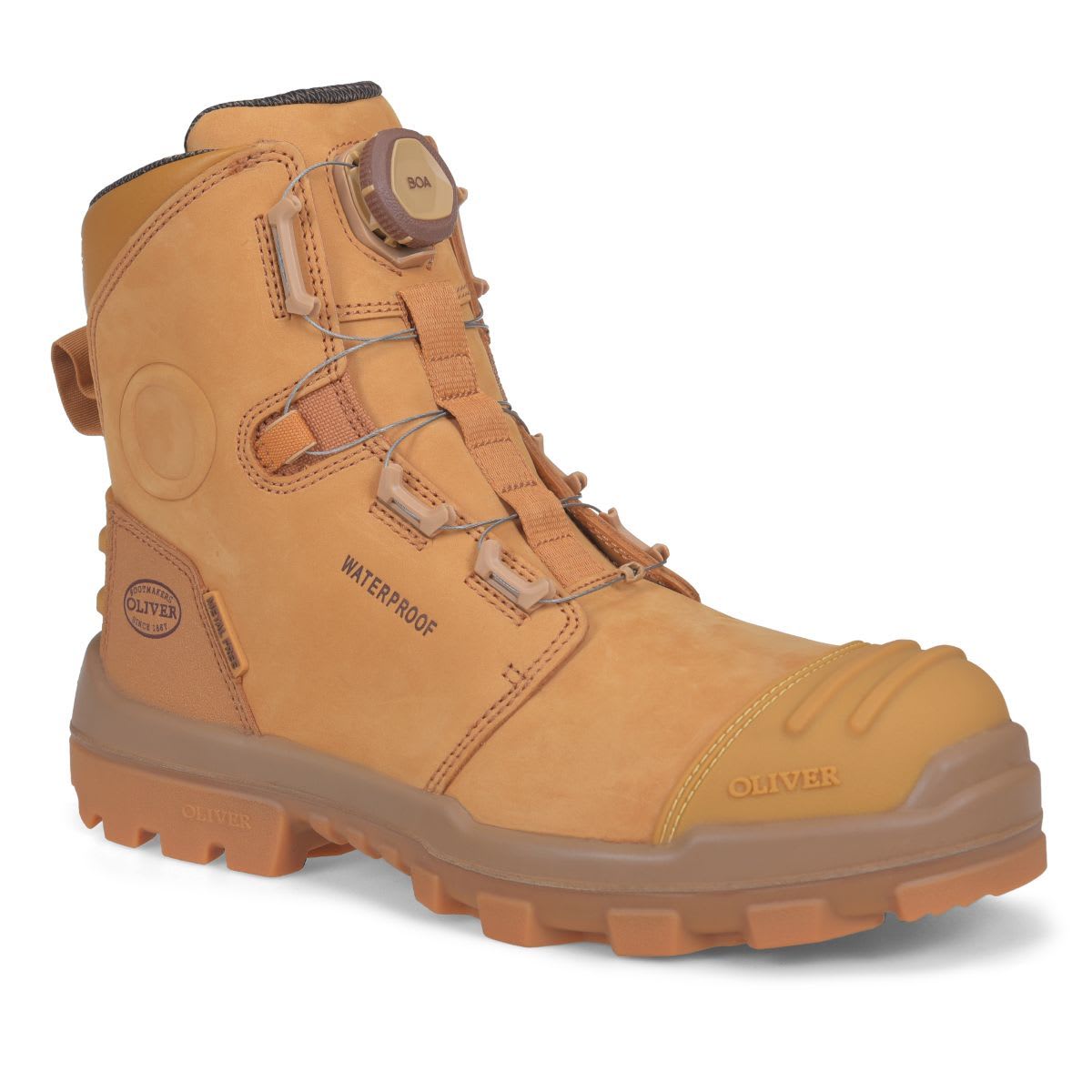 Oliver Boa AT 54-532FLS Safety Boot - Wheat