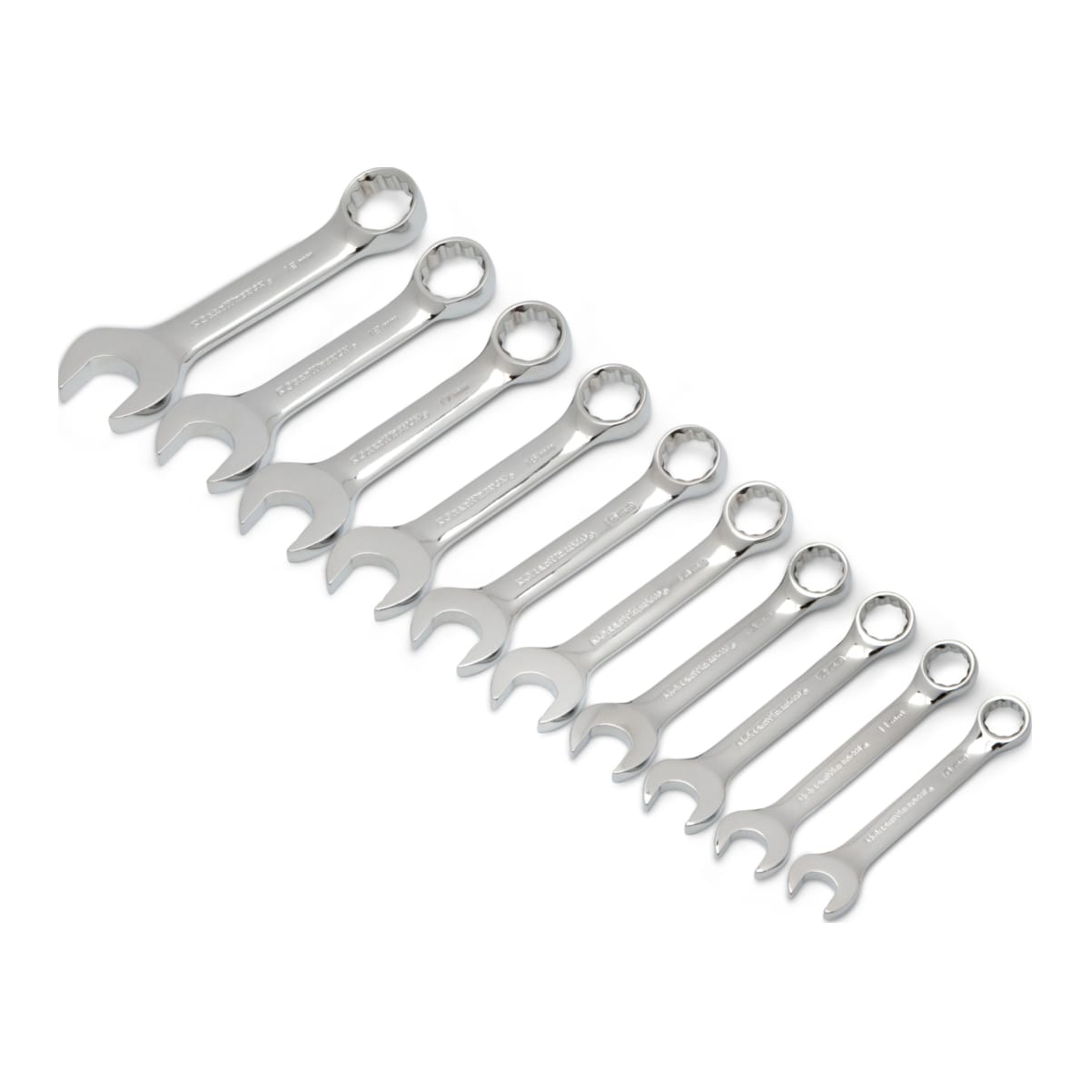 GearWrench 12Pt Stubby Combi Wrench Set 288 x 172 x 70mm 10 (Piece)