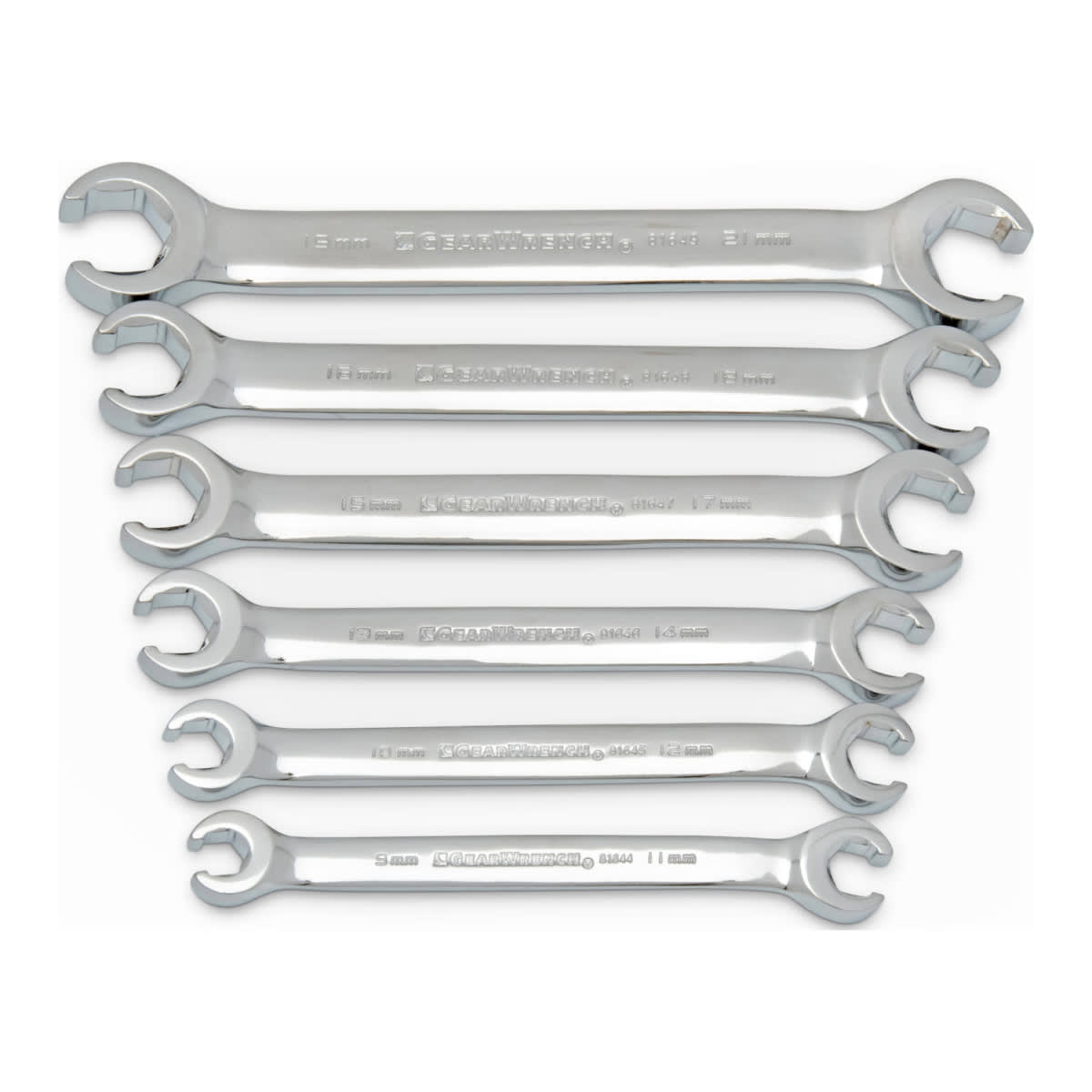 GearWrench Metrix Flare Nut Wrench Set 286 x 168 x 64mm 6 (Piece)
