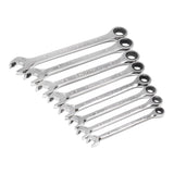 GearWrench Sae Open End Ratcheting Wrench Set 240 x 250 x 44mm 8 (Piece)