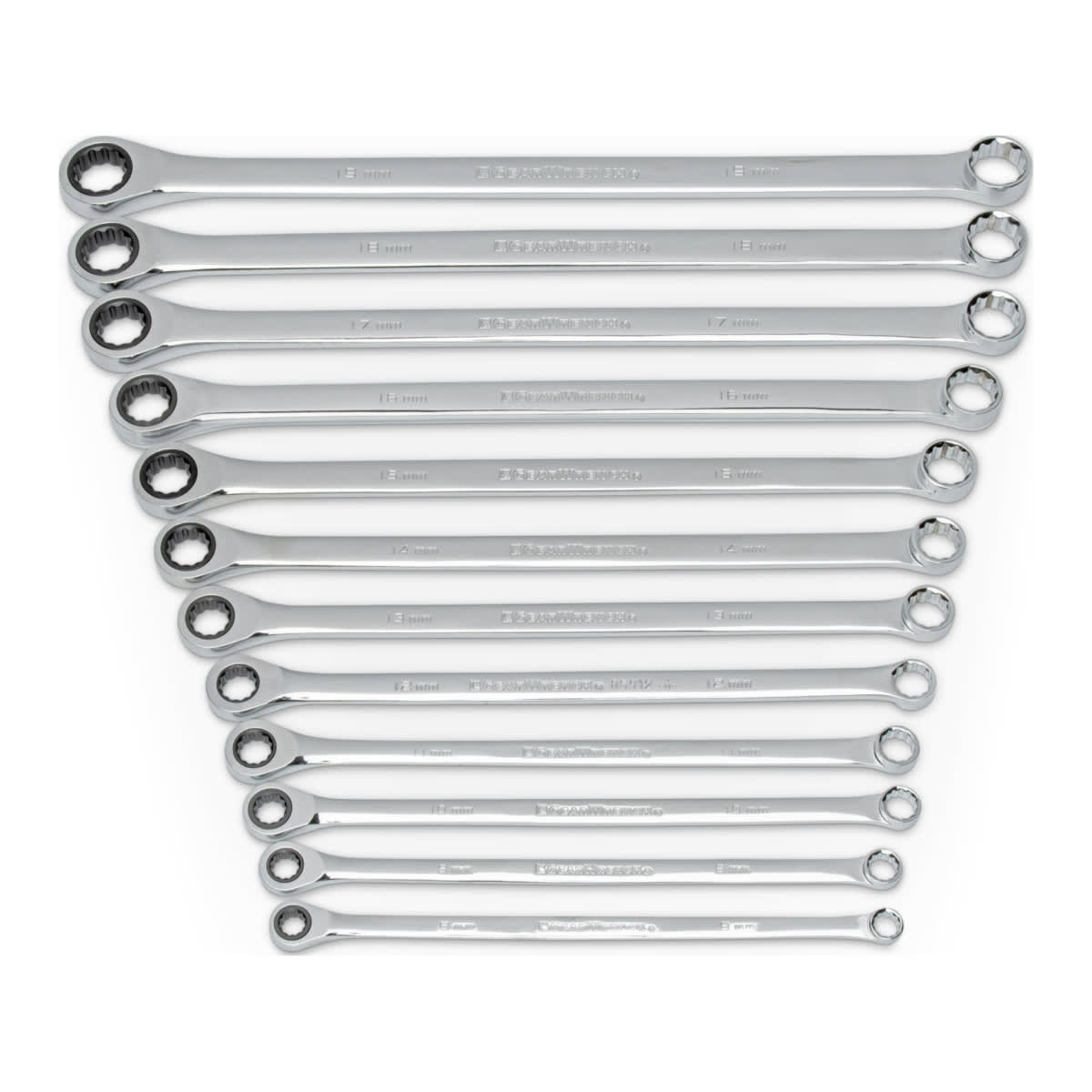 GearWrench XL Gearbox Ratcheting Wrench Set 4 x 425 x 3mm 12 (Piece)