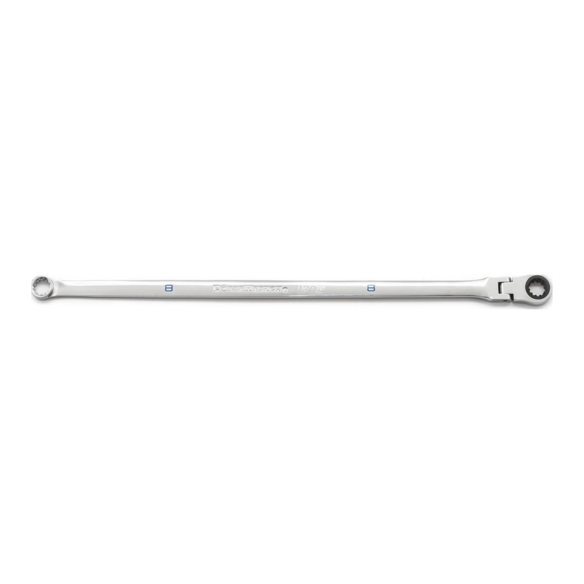 GearWrench 8mm XL Gearbox Flex Ratcheting Wrench 346 x 44 x 21mm