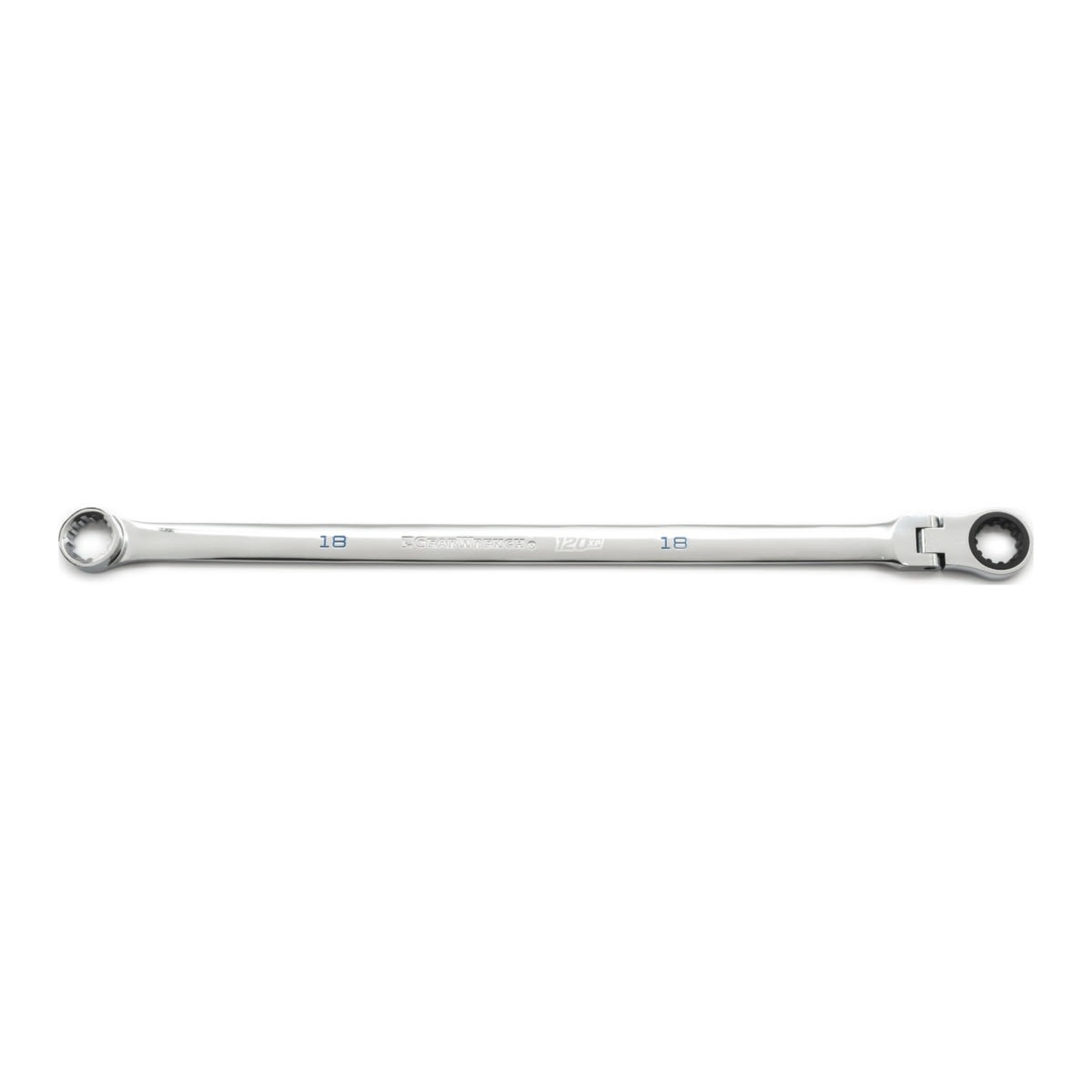 GearWrench 18mm XL Gearbox Flex Ratcheting Wrench 506 x 52 x 59mm