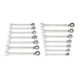 GearWrench Reversible Ratcheting Wrench Set 355 x 279 x 53mm 14 (Piece)