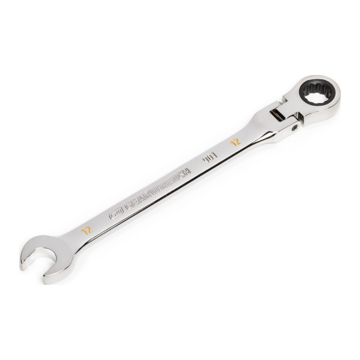 GearWrench 12mm Flex Head Ratcheting Wrench 191 x 25 x 8mm