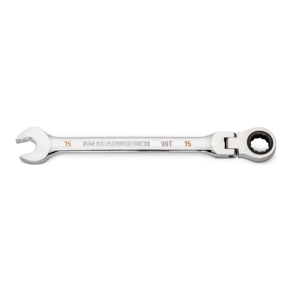 GearWrench 15mm Flex Head Ratcheting Wrench 217 x 25 x 10mm