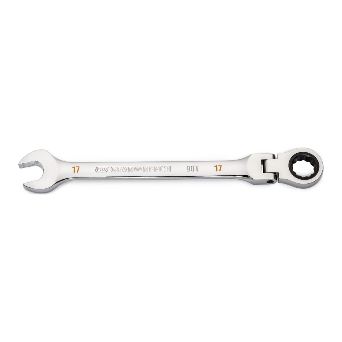 GearWrench 17mm Flex Head Ratcheting Wrench 254 x 38 x 11mm