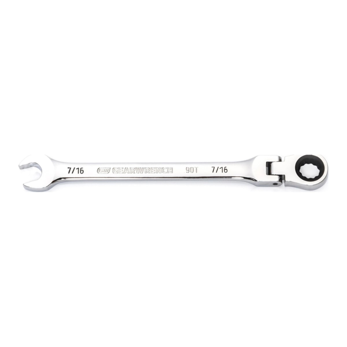 GearWrench 7/16" Flex Head Ratcheting Wrench 159 x 25 x 8mm