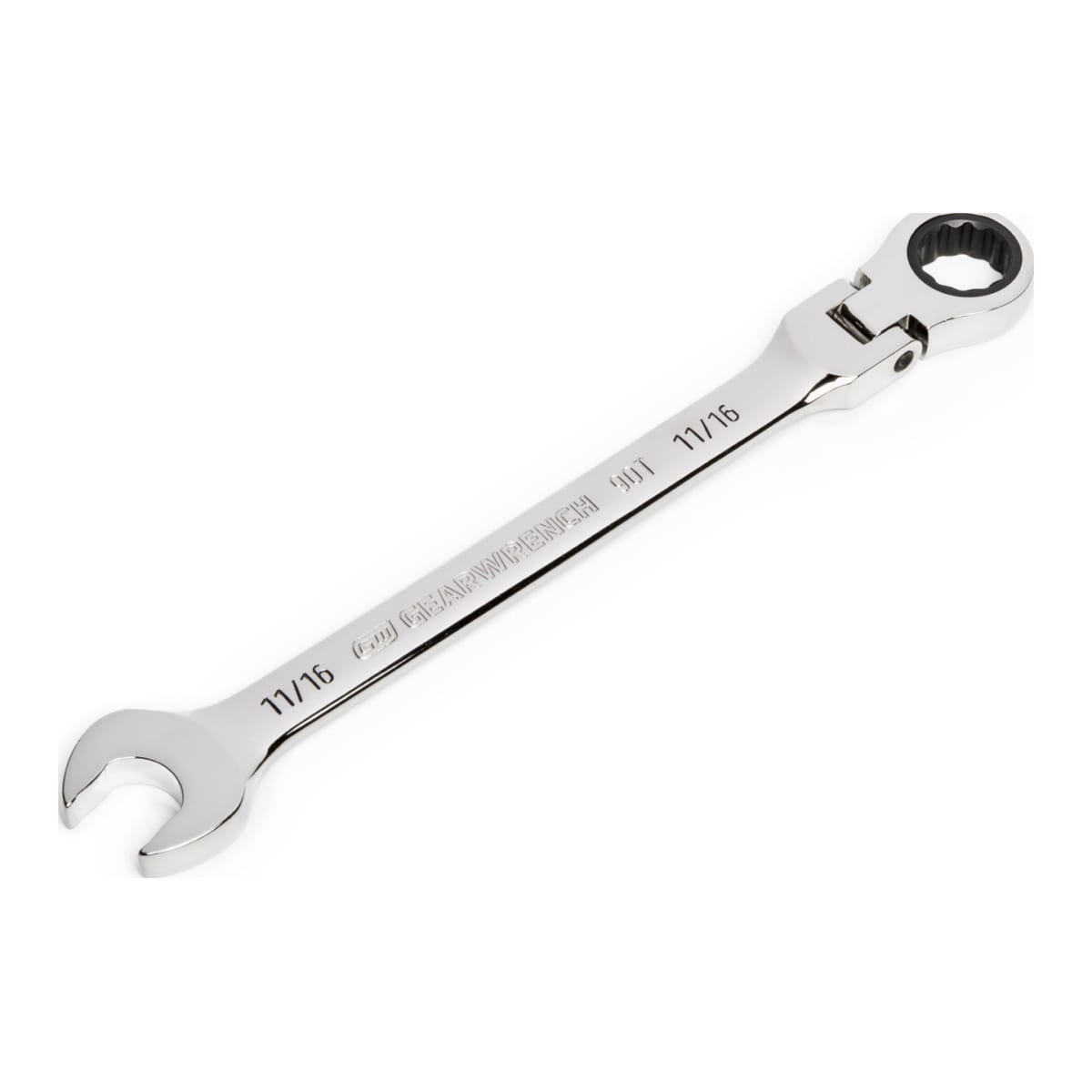 GearWrench 11/16in. Flex Head Ratcheting Wrench 263 x 30 x 14mm