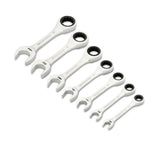 GearWrench SAE Stubby Ratcheting Wrench Set 157 x 81 x 30mm 7 (Piece)