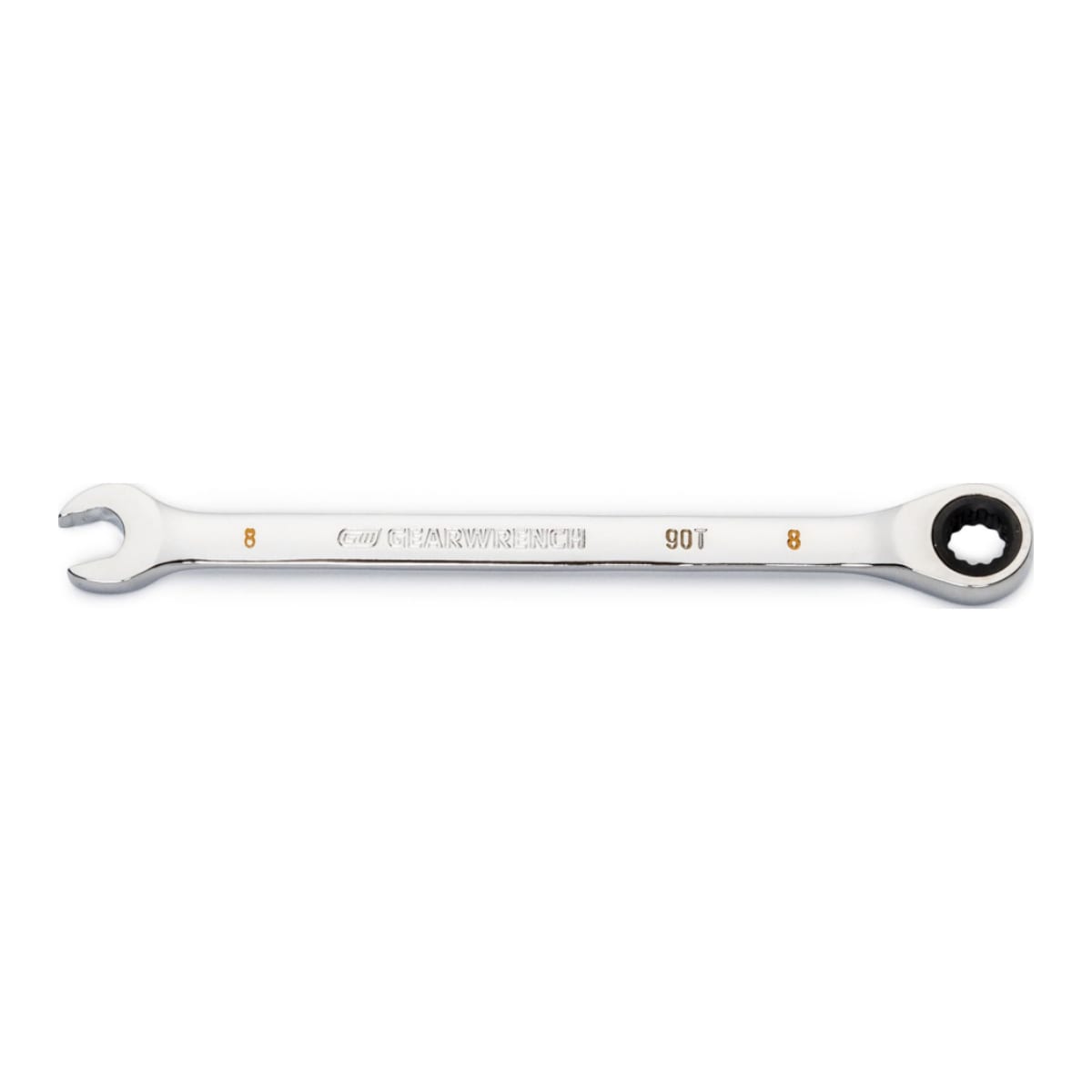 GearWrench 8mm 90T Combination Ratcheting Wrench 145 x 10 x 5mm
