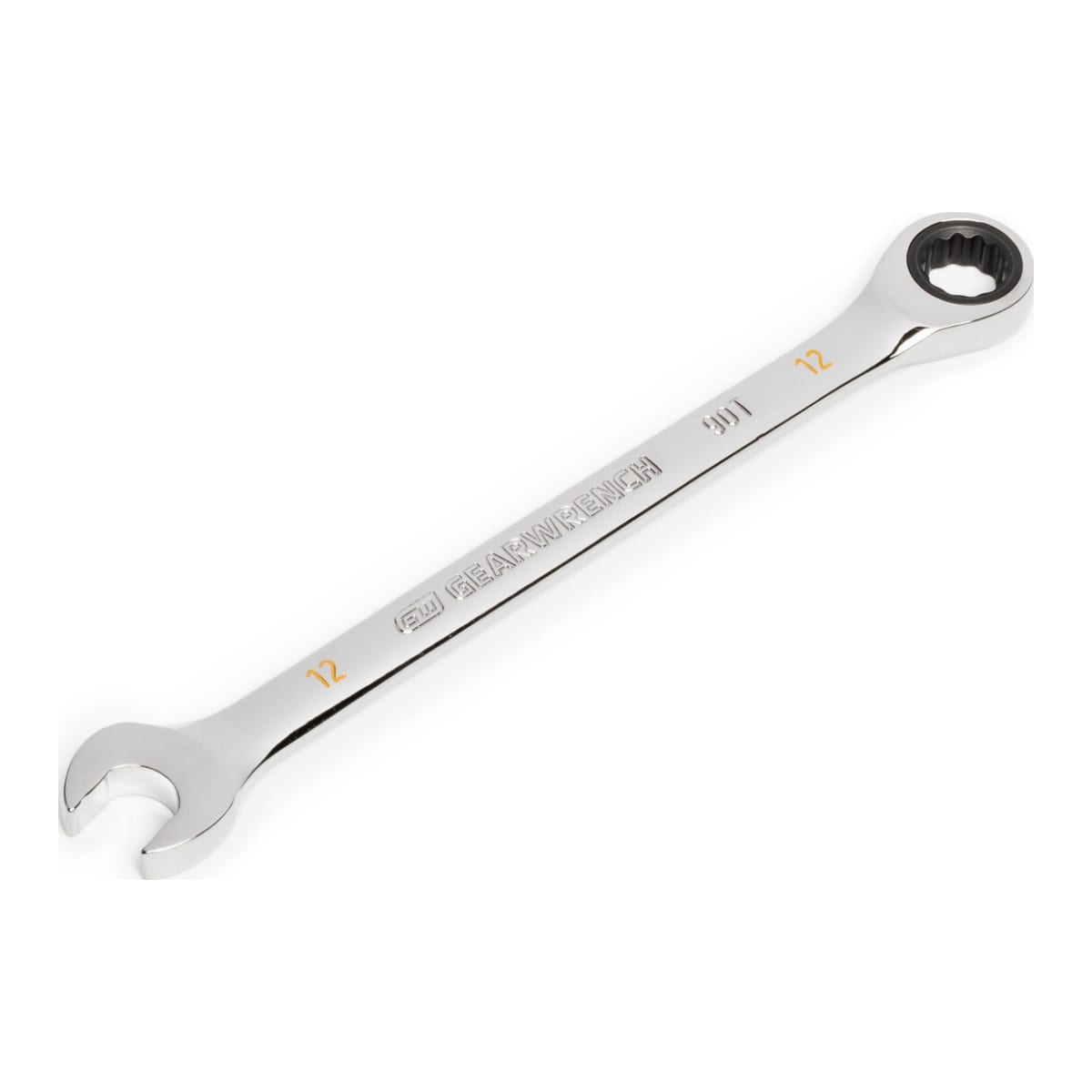 GearWrench 12mm 90T Combination Ratcheting Wrench 161 x 25 x 8mm