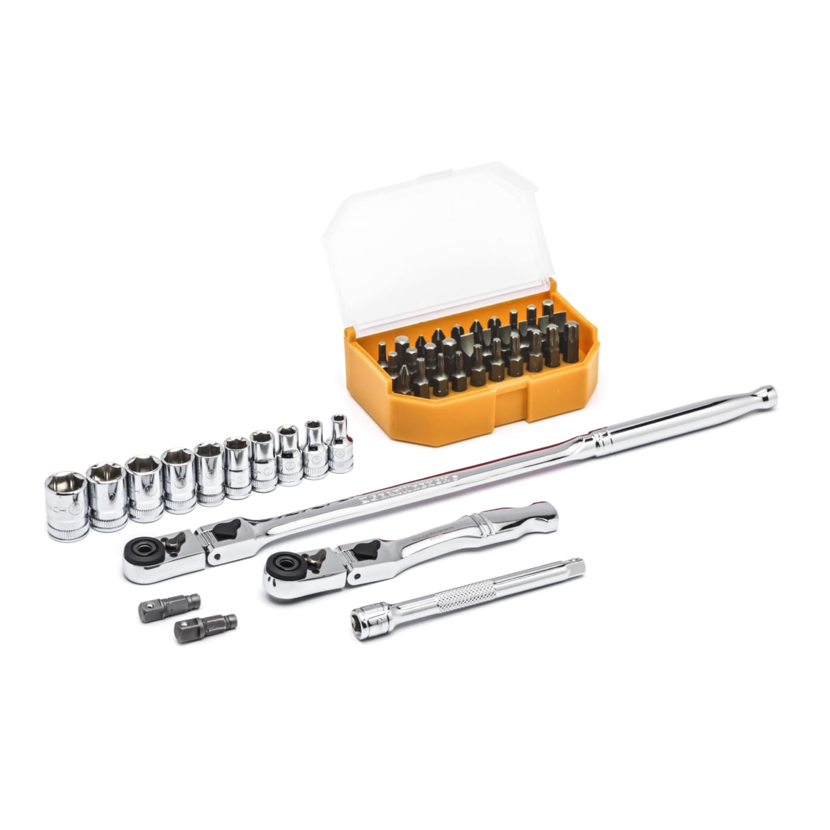 GearWrench 1/4" Drive Slim Head Ratchet Set 430 x 155 x 40mm 45 (Piece)