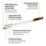 GearWrench 120XP Dual Flex Head Ratchet 19" 470 x 51 x 25mm