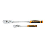 GearWrench 90T Flex Head Teardrop Ratchet Set 486 x 132 x 46mm 2 (Piece)