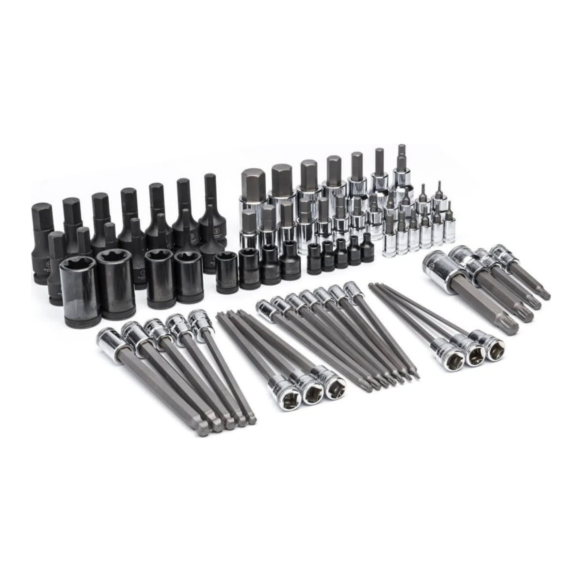 GearWrench Metric Bit Socket Set in EVA Tray 514 x 341 x 31mm 74 (Piece)