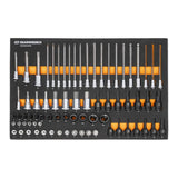 GearWrench Metric Bit Socket Set in EVA Tray 514 x 341 x 31mm 74 (Piece)