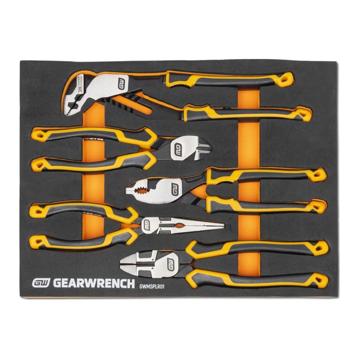 GearWrench PITBULL Pliers Set in EVA Tray 250 x 341 x 31mm 5 (Piece)