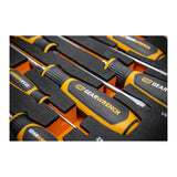 GearWrench Slotted Screwdriver Set in EVA Tray 250 x 341 x 31mm 9 (Piece)