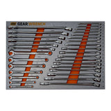 GearWrench Metric/SAE Wrench Set in EVA Tray 568 x 408 x 57mm 31 (Piece)