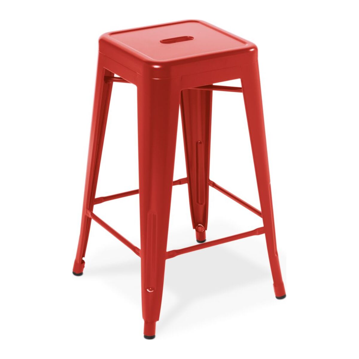 Eden Red Industry Kitchen Stool
