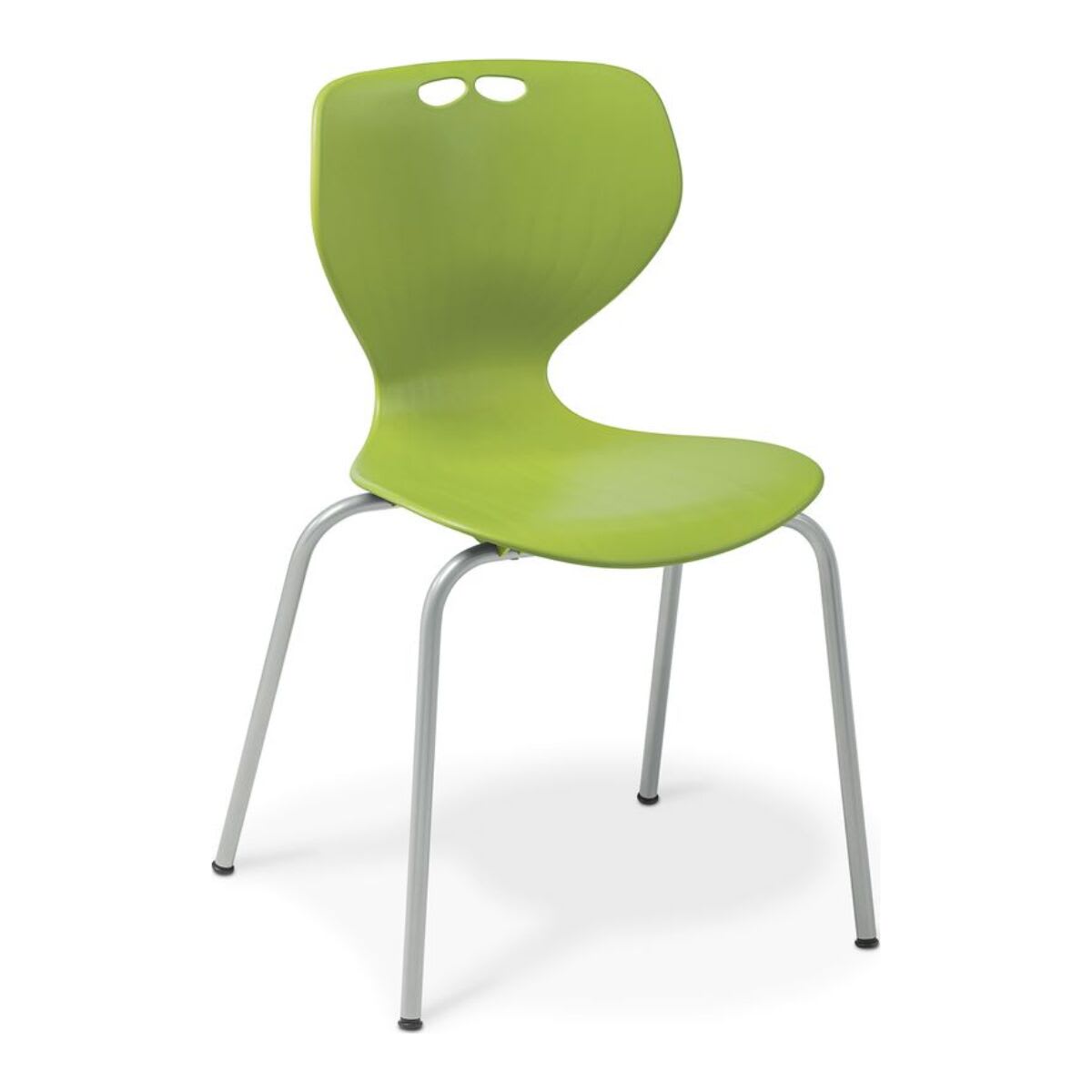 Eden Omni 4-Leg Green Stacker Chair
