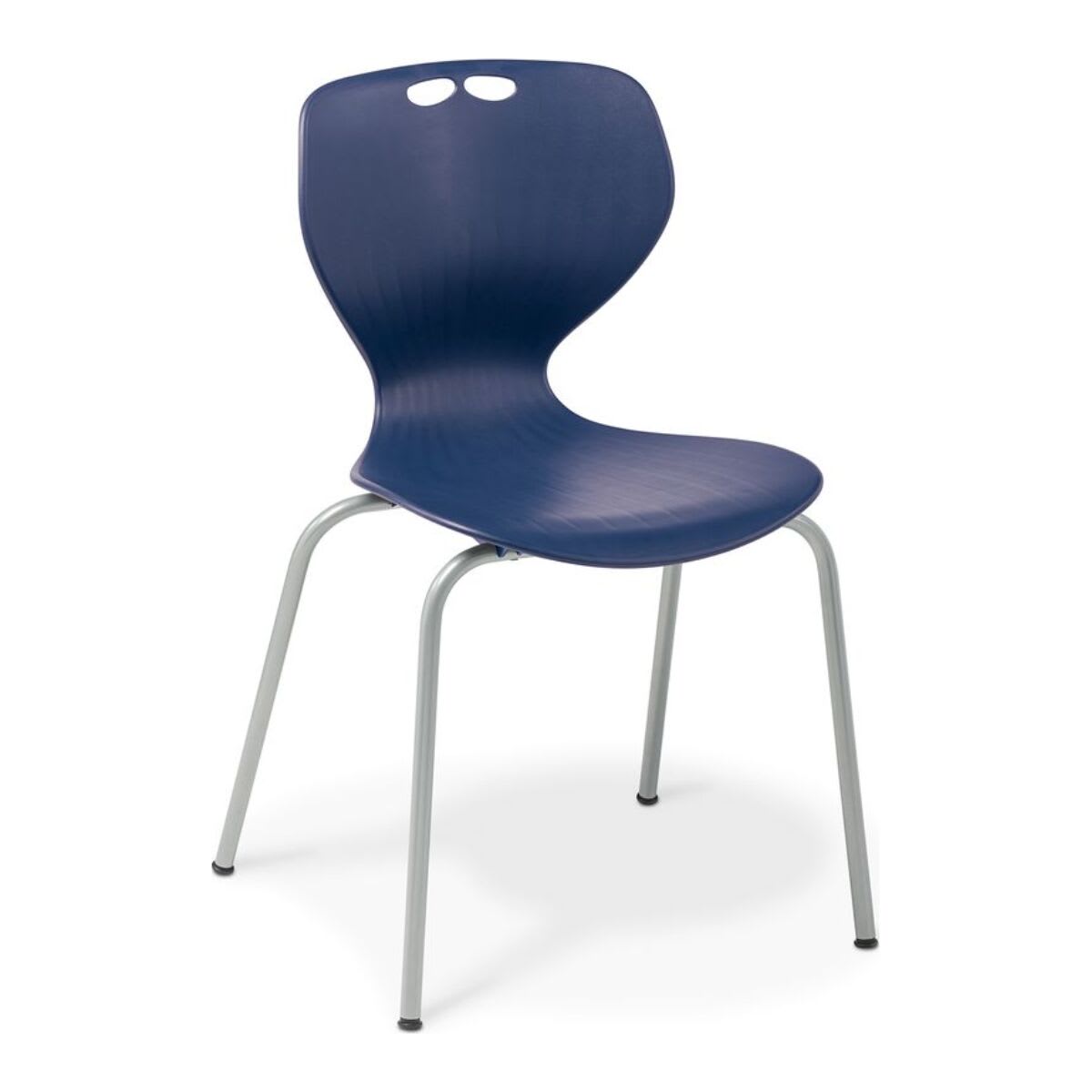 Eden Omni 4-Leg Navy Stacker Chair