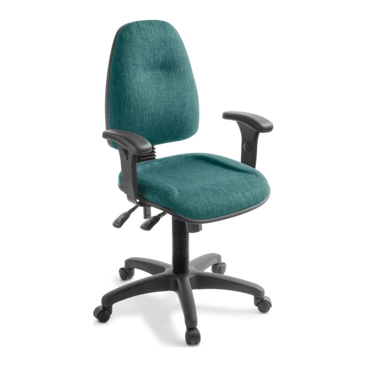 Eden Spectrum 3 Ergonomic Chair with Arms Keylargo Atlantic fabric