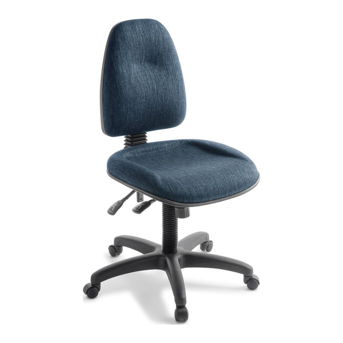 Eden Spectrum 3 Ergonomic Chair Long Wide Seat Keylargo Navy fabric