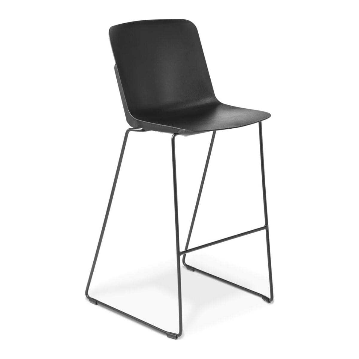 Eden Scout Black Bar Stool