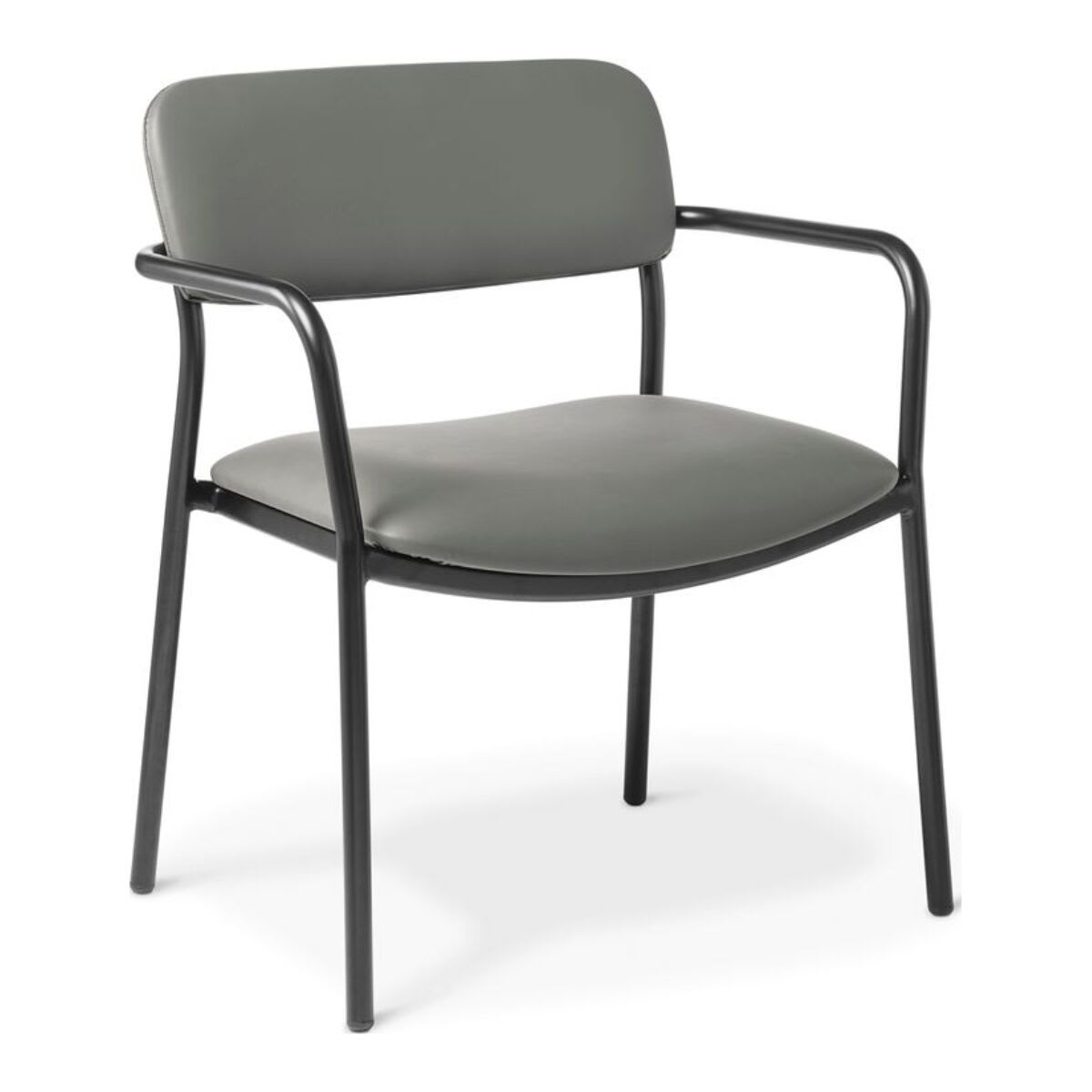 Eden Fit Bariatric Charcoal Vinyl Visitor Chair