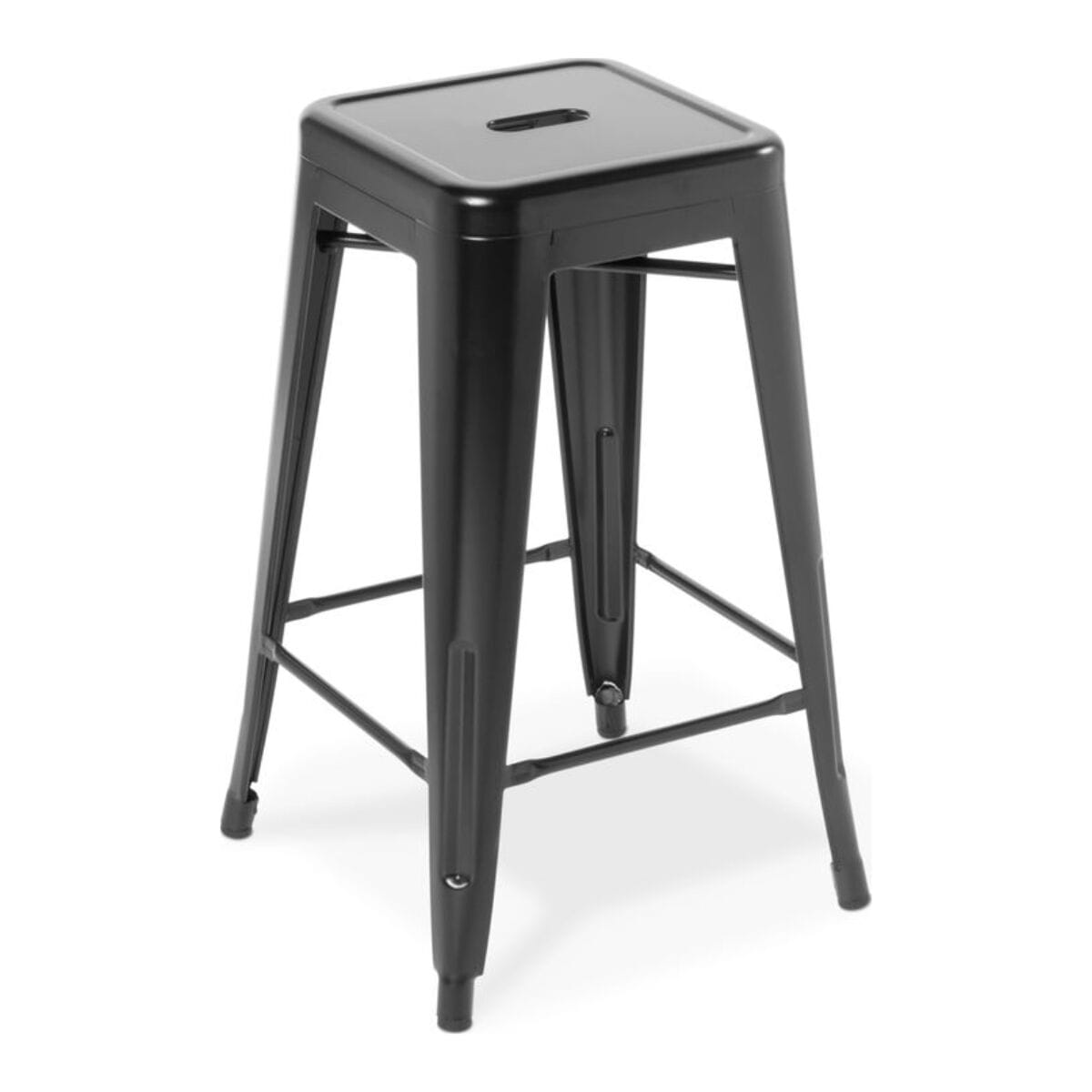 Eden Black Industry Kitchen Stool