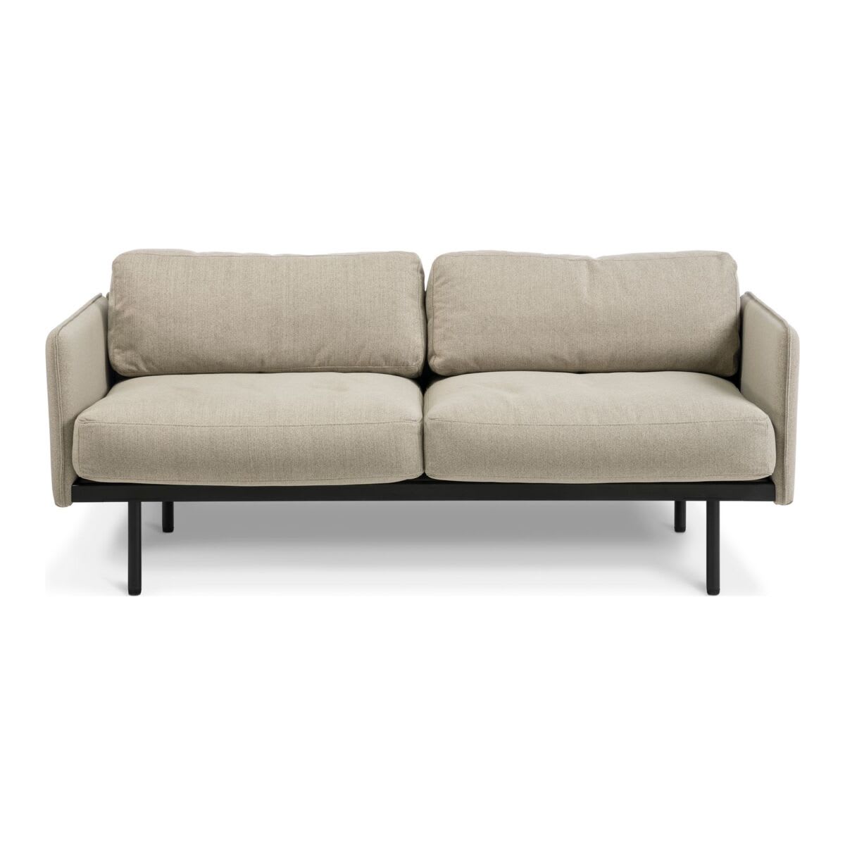 Eden Natural Oatmeal Fabric Leo Sofa