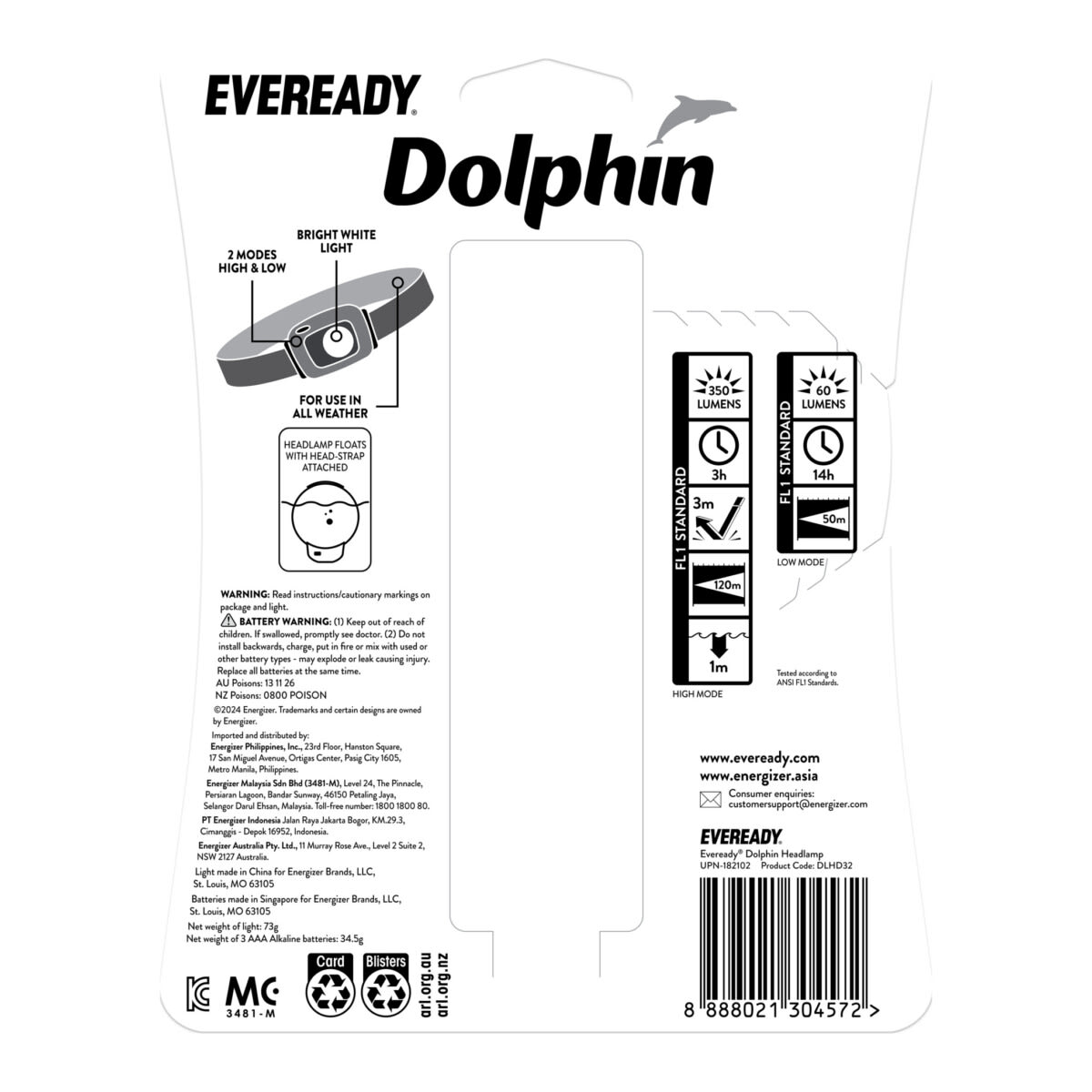 Eveready Dolphin 350L Headlight