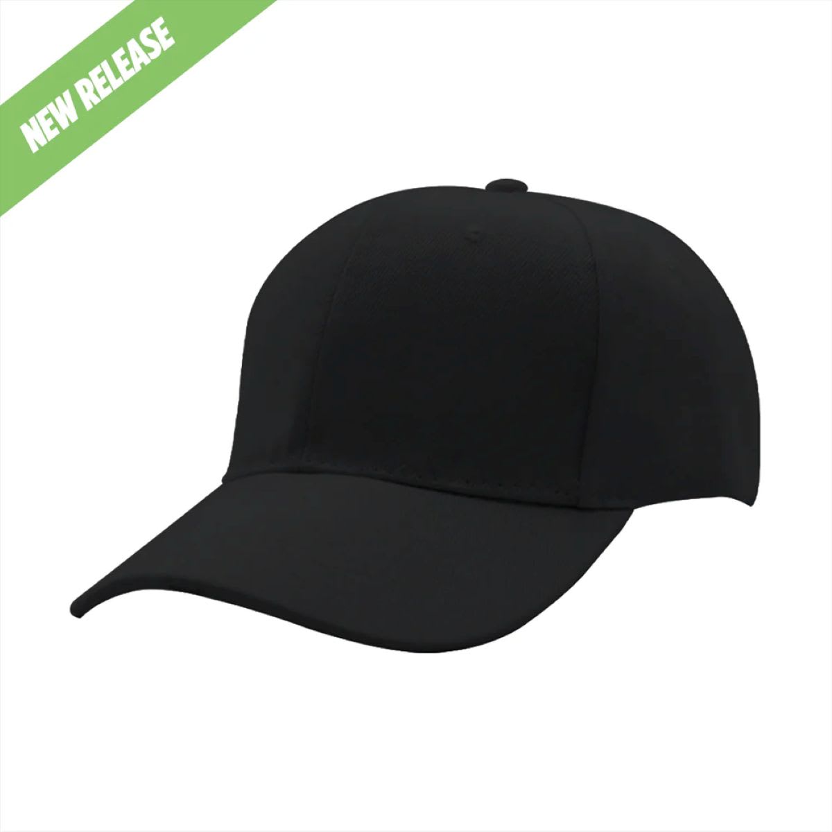 Fade Resistant Cap, V6038 (Each) - Black